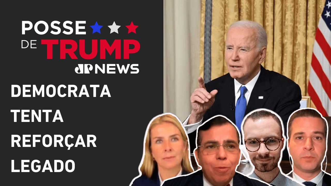 Biden anuncia perdões presidenciais em último dia no cargo; Neitzke, Deysi, Beraldo e Marcus opinam