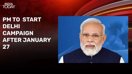 PM Modi to start campaigning for Delhi polls after January 27