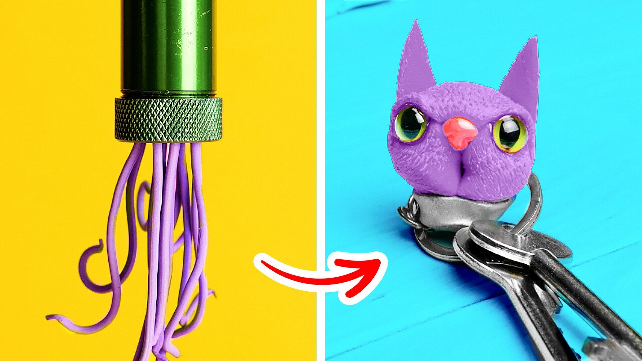 BRICOLAGES EN ARGILE AMUSANTS À ESSAYER QUAND TU T'ENNUIS 💜🎨