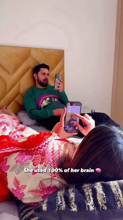When she caughts
