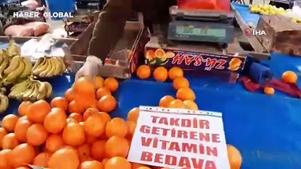 Esnaftan öğrenciler için dikkat çekici kampanya: "Takdir belgesi getirene vitamin bedava"