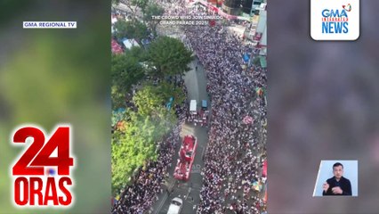 Mga lumahok at nakisaya sa Sinulog Festival, umabot ng 4M | 24 Oras