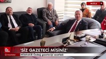 Milletvekili Özdağ gazeteciyi azarladı: Siz gazeteci misiniz?