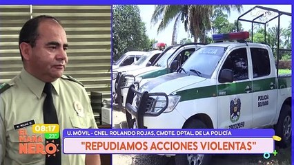 scz policia investiga el caso de un guardia que gasificó a mujeres