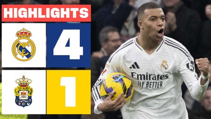 Real Madrid vs UD Las Palmas (4-1) | LaLiga 2024/25 | Fecha 20