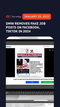 DMW removes 71,000 fake job postings on Facebook, TikTok in 2024