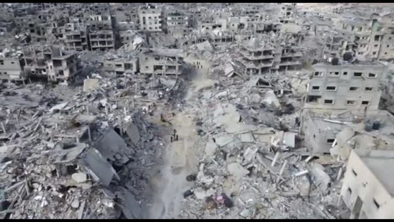 Secondo giorno di tregua Israele-Hamas, immagini distruzione a Rafah