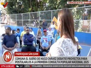 Caracas | Habitantes realizan asambleas para escoger proyectos de cara a la Consulta Nacional