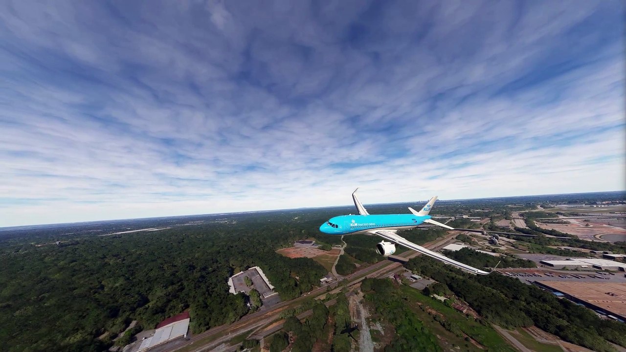 Impressive Departure KLM A320neo at Hartsfield-Jackson Atlanta International Airport (KATL), Atlanta, USA