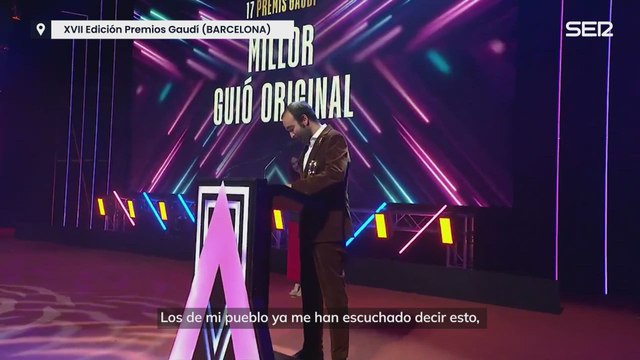 El emotivo discurso de Eduard Sola: Somos orgullosamente charnegos