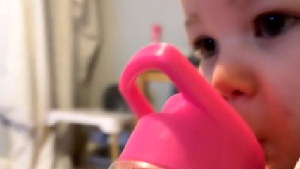 Curious baby boy tries Pepsi Max for the first time and instantly expresses his displeasure