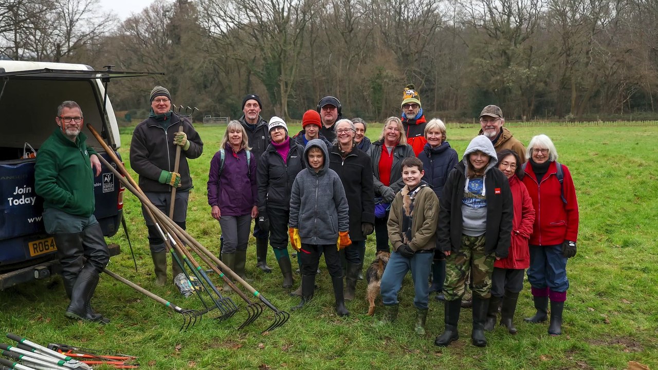 Audrey's Meadow, Pond clearance