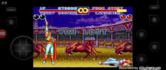 Fatal Fury 2 Terry Bogard vs Laurence Blood Terry Bogard é derrotado por Laurence Blood