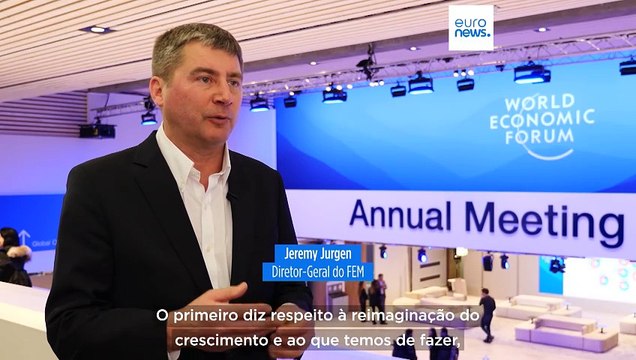 Líderes mundiais reúnem-se em Davos para enfrentar desafios económicos e tecnológicos