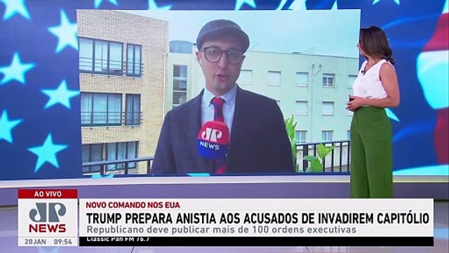 União Europeia pede acordo com Trump para evitar guerra comercial; Marcus Vinicius comenta