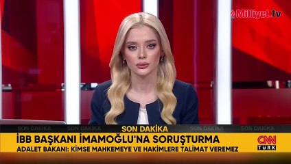 İmamoğlu'na soruşturma! Bakan Tunç: Tehditkâr açıklamalar asla kabul edilemez