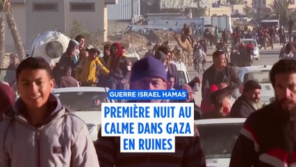 Première nuit dans le calme depuis 15 mois pour les habitants de Gaza