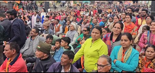 मेयर प्रत्याशी शंभू पासवान के प्रचार के लिए पहुंचे मुख्यमंत्री धामी,किए कई वायदे,आईडीपीएल का केंद्रीय विद्यालय नहीं होगा बंद