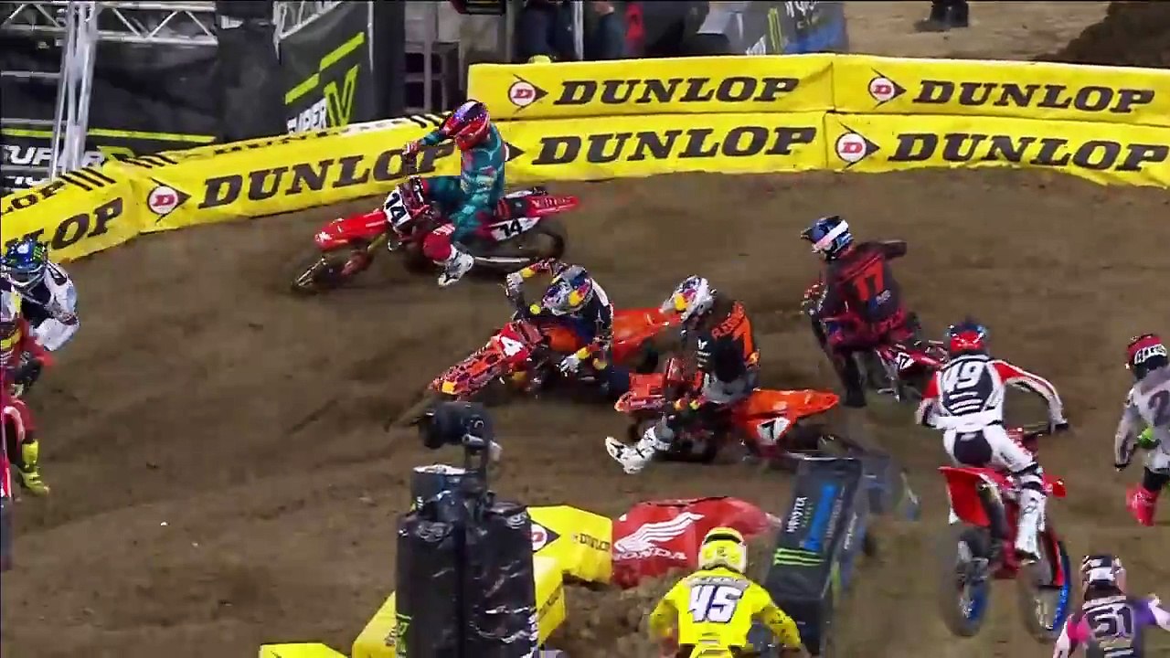 Supercross 2025 Round 2 | Tomac Makes History in San Diego/450SX Action in San Diego | Thrilling Highlights from Round 2"/Supercross Round _2 450SX Highlights _ San Diego_ CA Snapdragon Stadium _ Jan 18_ 2025