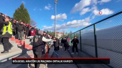 Tribünler savaş alanına döndü, polis müdahale etti!