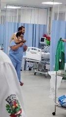 VIDEO: ¡Terror en la UCI! Paciente tomó como rehén a una enfermera en Brasil