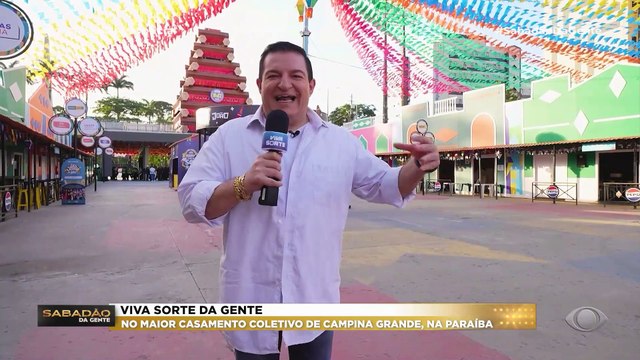 Renato Ambrósio conhece o maior casamento coletivo em Campina Grande; confira