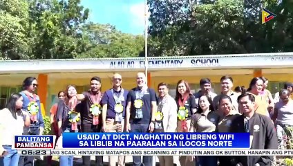 USAID at DICT, naghatid ng libreng wifi sa liblib na paaralan sa Ilocos Norte