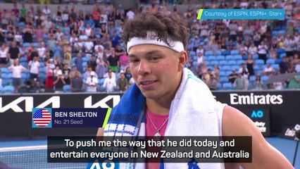 Shelton praises 'really special' Monfils after fourth-round clash