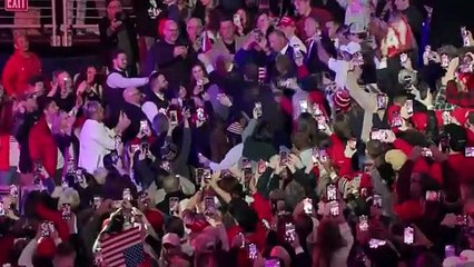 Trump se da un baño de masas el día antes de su investidura