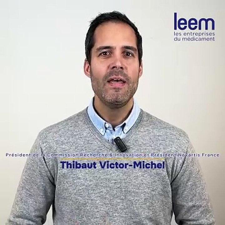 Horizon scanning 2024 : avec quels médicaments serons-nous soignés demain ? - Réponse de Thibaut Victor-Michel, président de la Commission Recherche et innovation du Leem, et président Novartis France