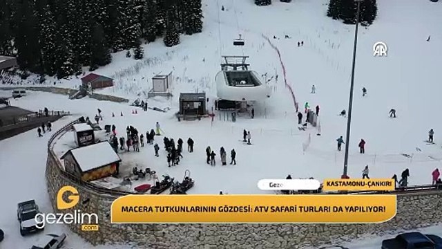 Yurduntepe Kayak Merkezi’nde heyecan dorukta! Artık ATV safari turları da yapılıyor