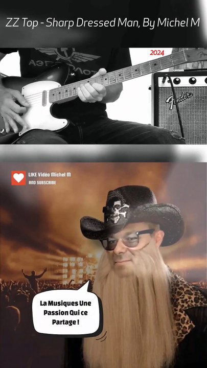 048. ZZ top 2024 - sharp dressed man. #zztop #sharp dressed #rock #art #popular ##reels #clips #nostalgia