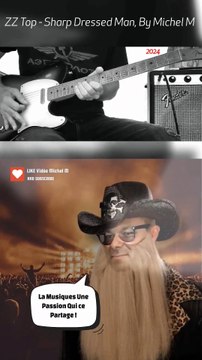 048. ZZ top 2024 - sharp dressed man. #zztop #sharp dressed #rock #art #popular ##reels #clips #nostalgia