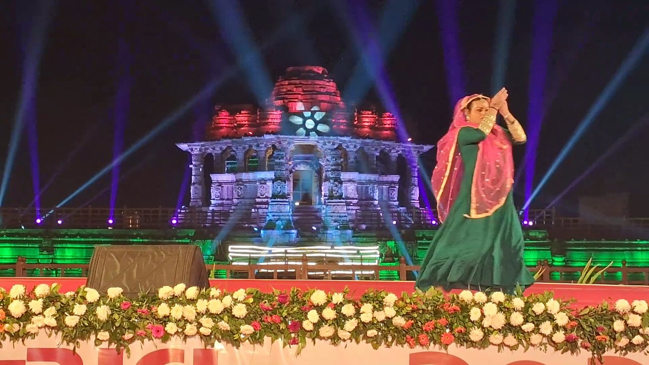 Two day Uttaradh Mahotsav closing ceremony at Modhera Sun Temple of mahesana gujarat