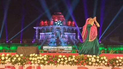 Two day Uttaradh Mahotsav closing ceremony at Modhera Sun Temple of mahesana gujarat