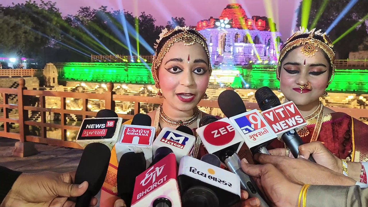 Two day Uttaradh Mahotsav closing ceremony at Modhera Sun Temple of mahesana gujarat