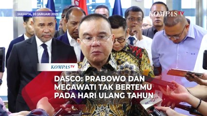 Dasco: Prabowo dan Megawati Tak Bertemu pada Hari Ulang Tahun