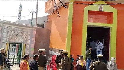 संभल में 32 साल बाद बन सका चामुंडा देवी मंदिर, विधि-विधान से पूजा के बीच प्राण प्रतिष्ठा, भारी पुलिस फोर्स रही तैनात