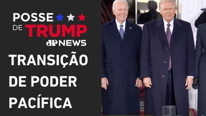 Biden e Trump se encontram na Casa Branca horas antes da posse