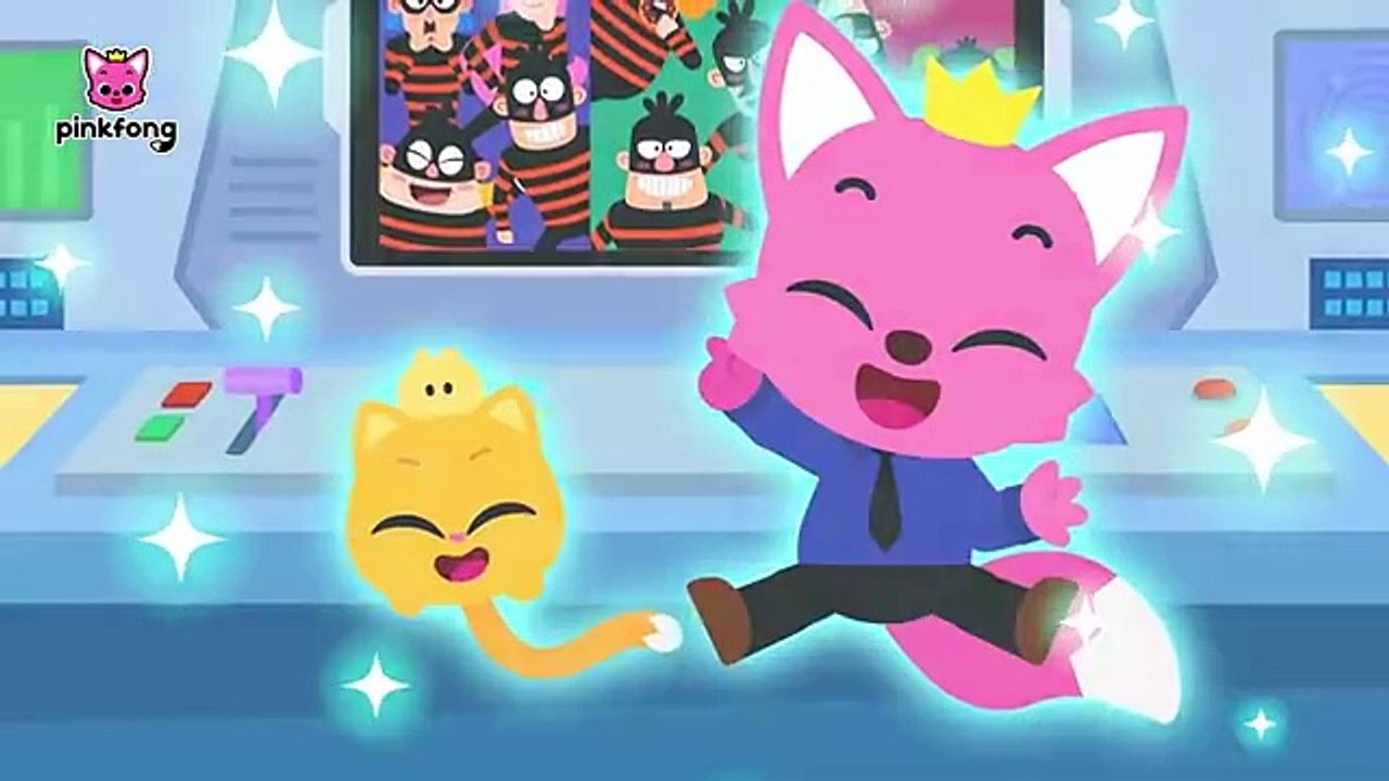 Catch the Ten Thieves at the Bank | Game Play | Pinkfong The Police