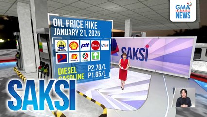 Big-time oil price hike, epektibo na bukas | Saksi