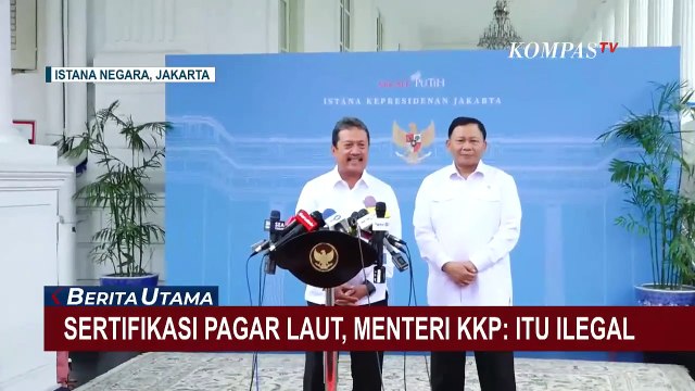 Sertifikasi Pagar Laut Tangerang, Menteri KKP: Itu Ilegal