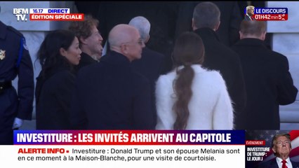 Investiture de Donald Trump: Jeff Bezos, Tim Cook, Mark Zuckerberg, Boris Johnson...les invités arrivent au capitole