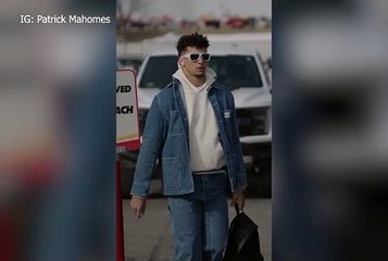 Patrick Mahomes arrives at stadium with boss attitude