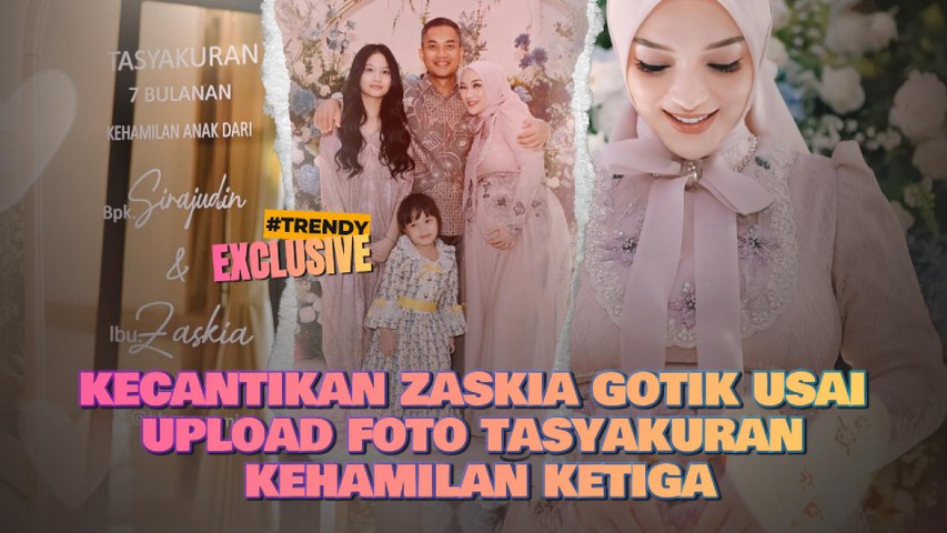 Kecantikan Zaskia Gotik Usai Upload Foto Tasyakuran Kehamilan Anak Ketiga