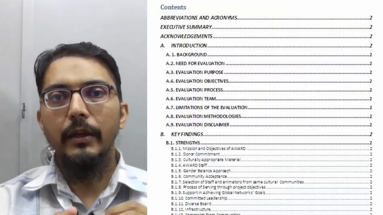 How to use Table of Contents Word | Microsoft Word Tutorial | LECTURE # 7 | Learning with M dot Zee