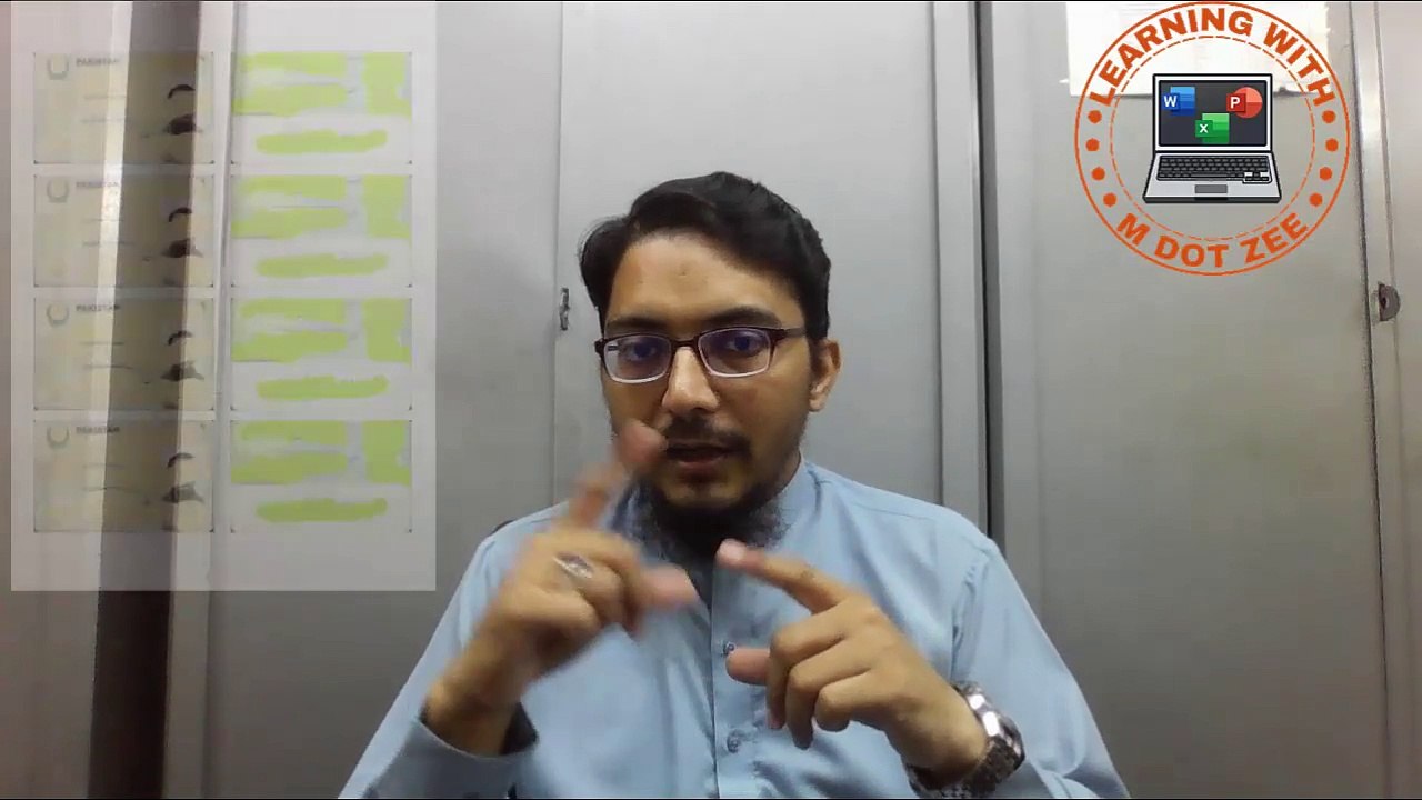 How to Adjust CNIC in MS Word | Microsoft Word Tutorial | LECTURE # 9 | Learning with M dot Zee