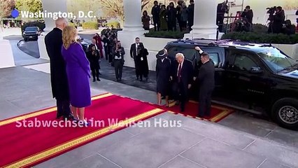 Biden empfängt Nachfolger Trump im Weißen Haus