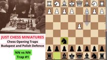 Chess Opening Traps. Budapest and Polish Defence