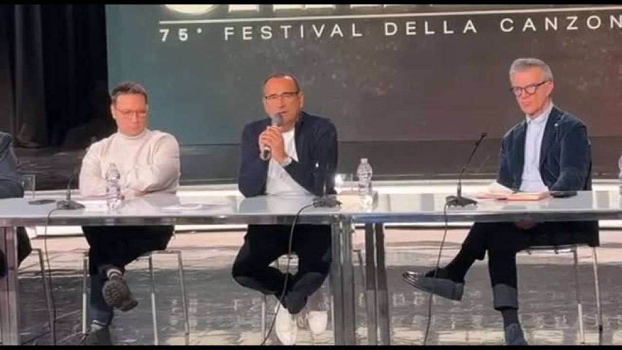 Sanremo, Conti: Quasi tutti i brani parlano di rapporti personali